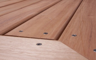 mahogany decking