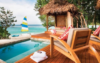 Fijian mahogany decking