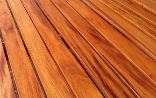 using oils on mahogany deck