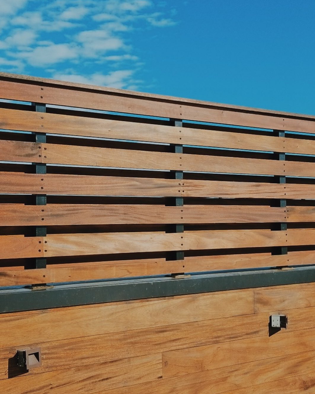 Mahogany siding
